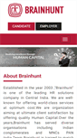 Mobile Screenshot of brainhuntindia.com